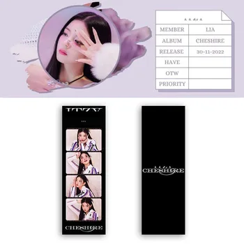 Kpop Idol 5 шт./компл. Фотокарточки Lomo Cards ITZY Cheshire 4cut, Фотокарточка, открытка для коллекции фанатов 3
