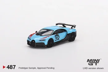Игрушечная модель автомобиля MINI GT 64 Bugatti Chiron Pur Sport Grand Prix LHD MGT00487-CH, изготовленная под заказ 0