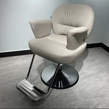 Вращающиеся парикмахерские кресла для стилистов, спа-салоны красоты, Парикмахерские кресла для ухода за лицом с откидывающимися подлокотниками, Табуретная мебель для прически WJ25XP 2