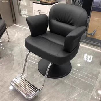 Вращающиеся парикмахерские кресла для стилистов, спа-салоны красоты, Парикмахерские кресла для ухода за лицом с откидывающимися подлокотниками, Табуретная мебель для прически WJ25XP 4