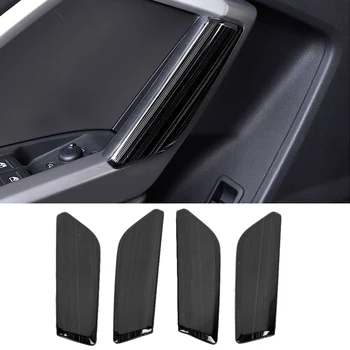 Автоаксессуар Внутренняя отделка дверного подлокотника, дверной ручки, Матовая нержавеющая сталь, подходит для Audi Q3 2019 2020 0