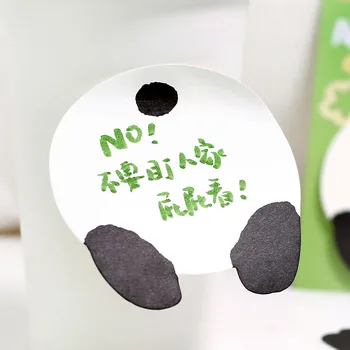 30 Листов / упаковка Panda Design Sticky Note Наклейка Для Студенческого Сообщения N Times Memo Pad Школьная Этикетка Для Скрапбукинга Канцелярские Принадлежности 2