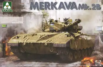 Комплект моделей основного боевого танка Takom 1/35 2080 Merkava Mk II 2B (Белая коробка)