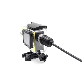 Аксессуары для камеры Водонепроницаемый чехол с USB-кабелем Чехол для зарядного устройства для Sj4000 Sj7000 Sj9000 Аксессуары для камеры с USB-кабелем