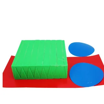 Демонстратор объема цилиндра с производной площадью поверхности в виде кубовидной формы для начальной школы, учебное пособие по математике. 2