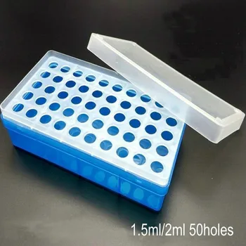1шт пластиковые центробежные трубки коробка для хранения держатель коробка льда 32/50/72/96/100holes подходит для 0.2/0.5/1.5/5 мл центрифуги трубки 3