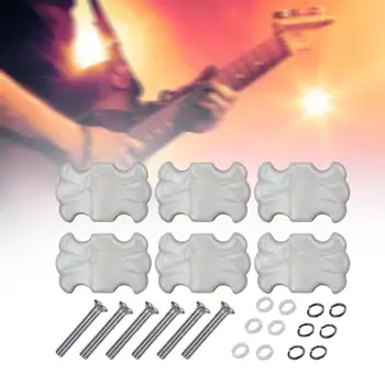 6x Колышки Для Настройки Гитары Инструмент Для Ремонта Кнопок Тюнера Ручки для Народных Гитар Акустических Гитар Классической Гитары Замена Детали 4