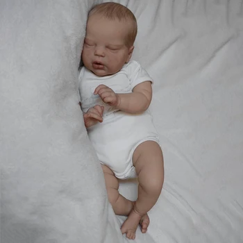 55 СМ Кукла Reborn Baby Alexis Soft Touch Cuddly Baby 3D Окрашенная Кожа С Видимыми Венами Художественные Куклы Ручной Работы Muñecas Bebe Reborn Toys
