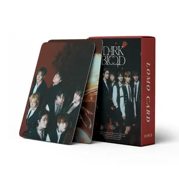 55 шт./компл. Kpop E Group DARK BLOOD Новый альбом Lomo Cards E фотокарточки JUNGWON JAY Фотокарточки 2
