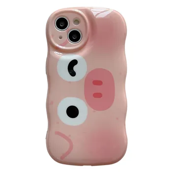 Мультяшная мордочка свиньи и собаки, пылезащитный чехол на воздушной подушке для iPhone 14 13 Pro Max, задняя крышка телефона для 12 11 Pro Plus X XS XR, крышка для шкафа